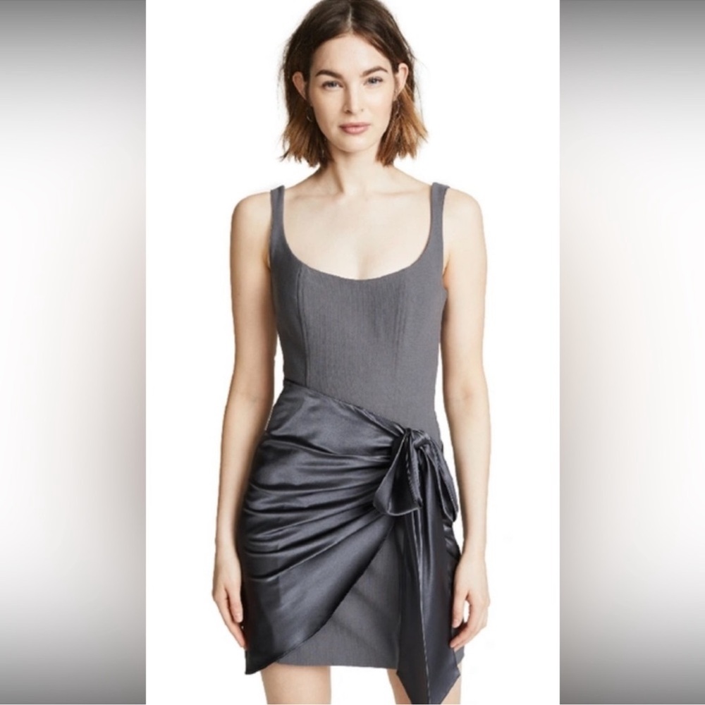 Cinq a Sept Grey Cocktail Dress